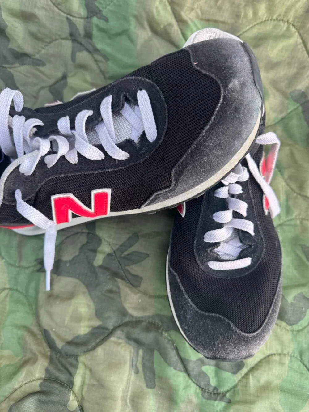 New Balance Sneakers - Black/Red, Mens 10